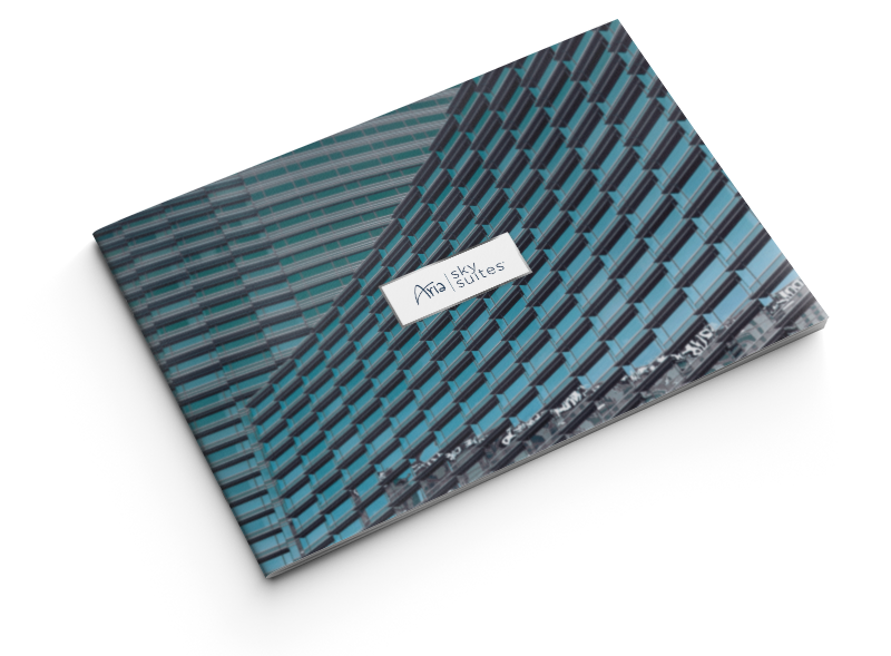 ARIA Resort and Casino Sky Suites brochure design