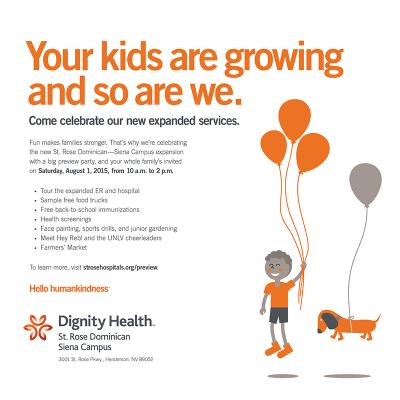 Dignity Health Science of Humankindness print advertisement
