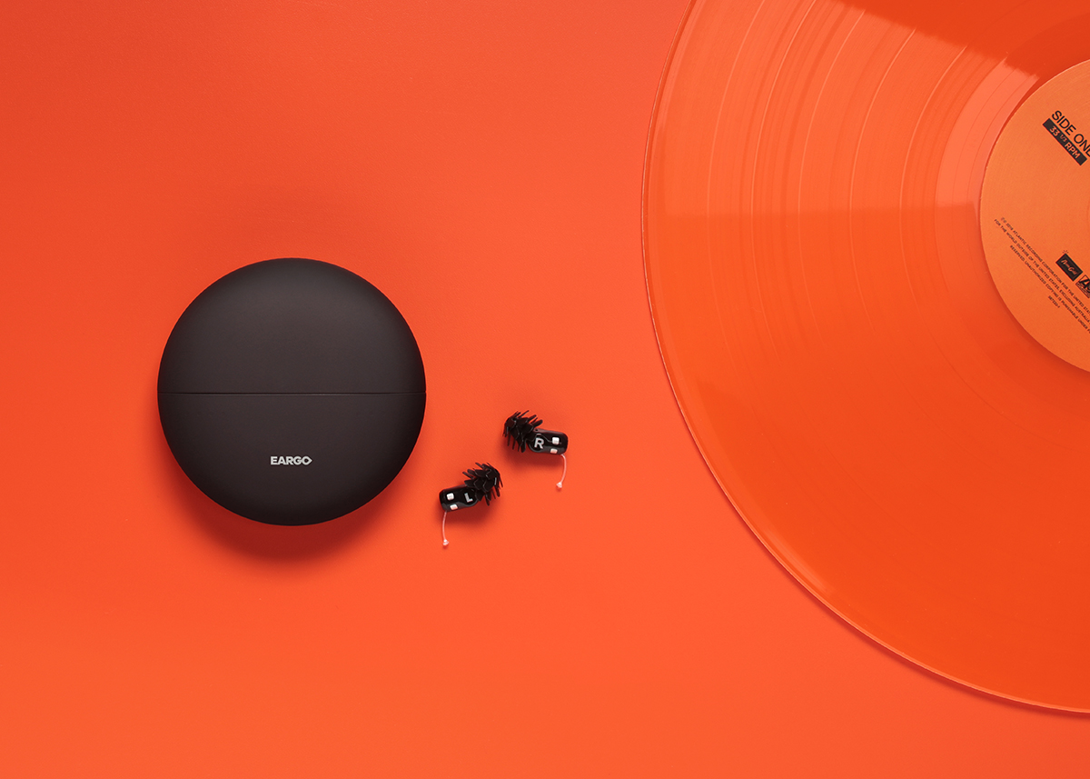 Eargo Neo HiFi product photography