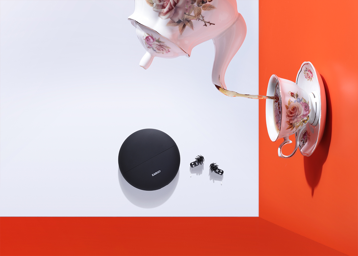 Eargo Neo HiFi product photography