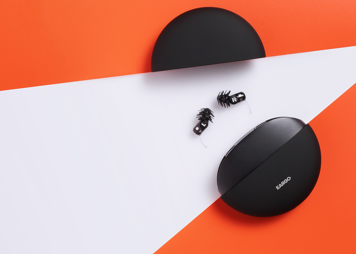 Eargo Neo HiFi product photography