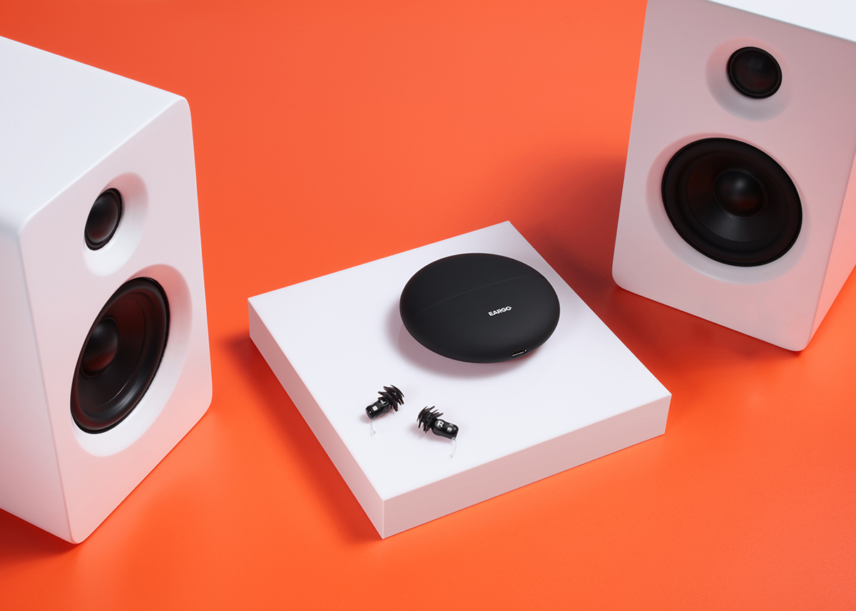 Eargo Neo HiFi product photography
