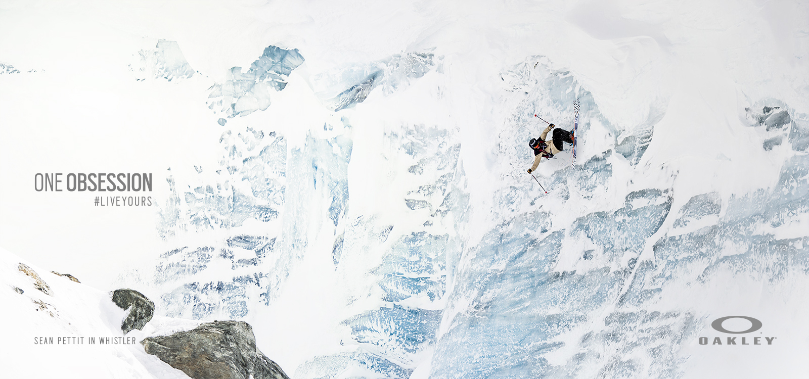Oakley ‘One Obsession’ campaign featuring skier Sean Pettit in Whistler, Canada