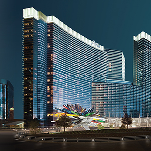 Aria Resort & Casino brand brochure package design by Silky Szeto